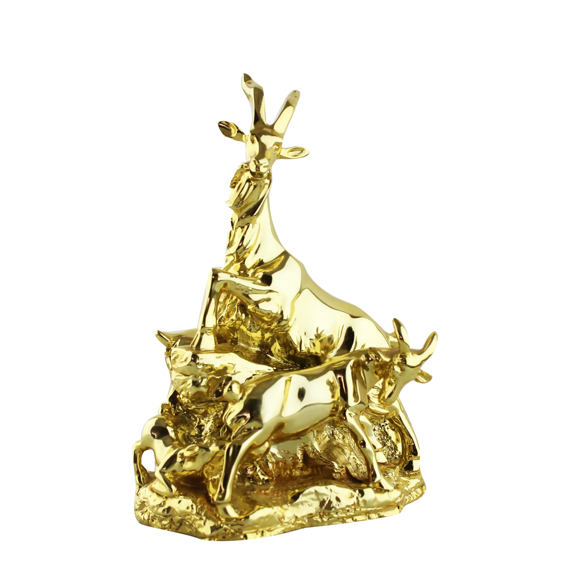 Скульптура козла на заказ статуи животных смолы козий трофей сувенирный подарок
