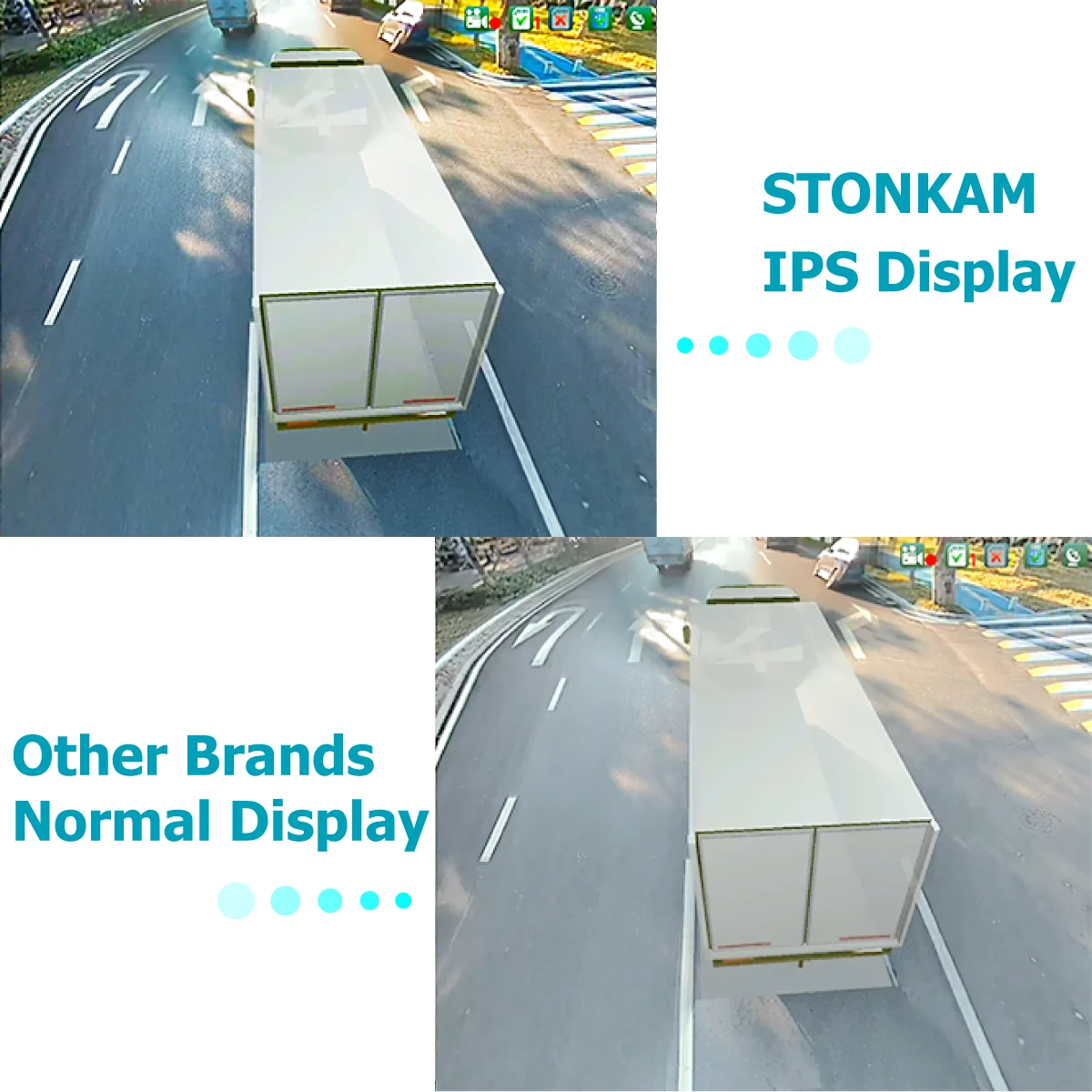 STONKAM truck hd 3d bird eye camera 360 degree surround panoramic view camera monitoring system no control box for construction