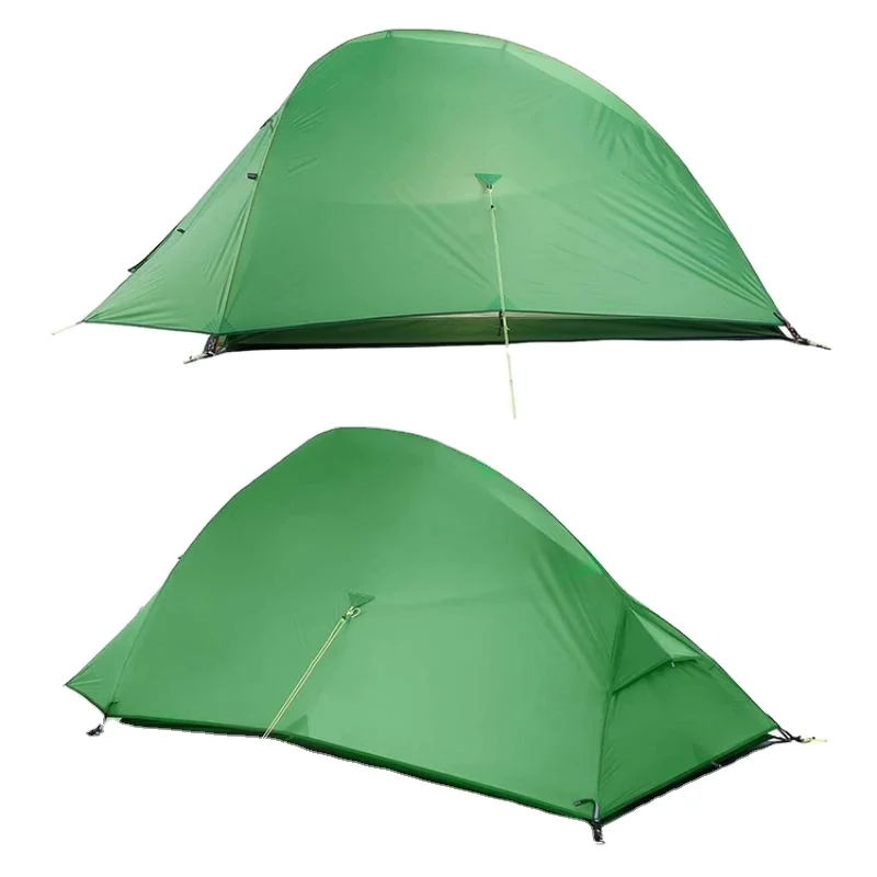 Cloud Up 2 Upgraded Ultralight 2 Man tent 20D nylon Double Layers Aluminum Pole Outdoor winter Camping Tent Cot