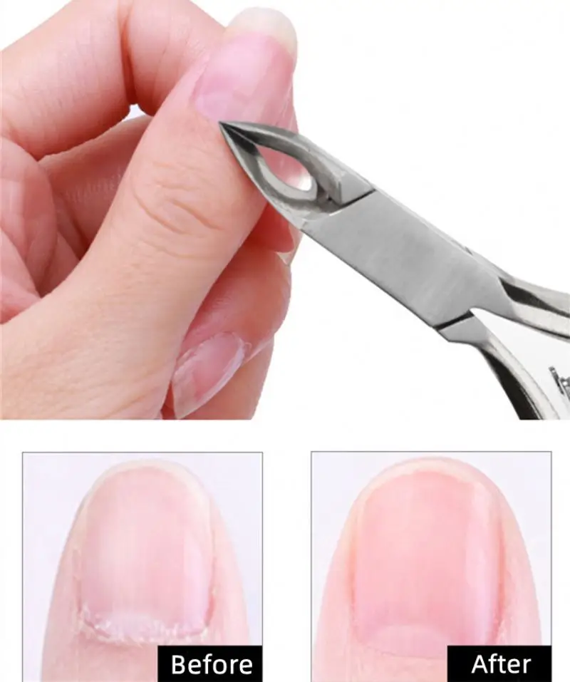 Manicure stainless steel cuticle nail pusher for nail salon ,sy6m nail cuticle nipper and pusher