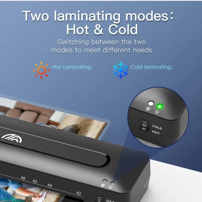 Customization OEM Photo Heat Press Laminating A3 Hot Cold Film Laminating Electric Lamination Machine