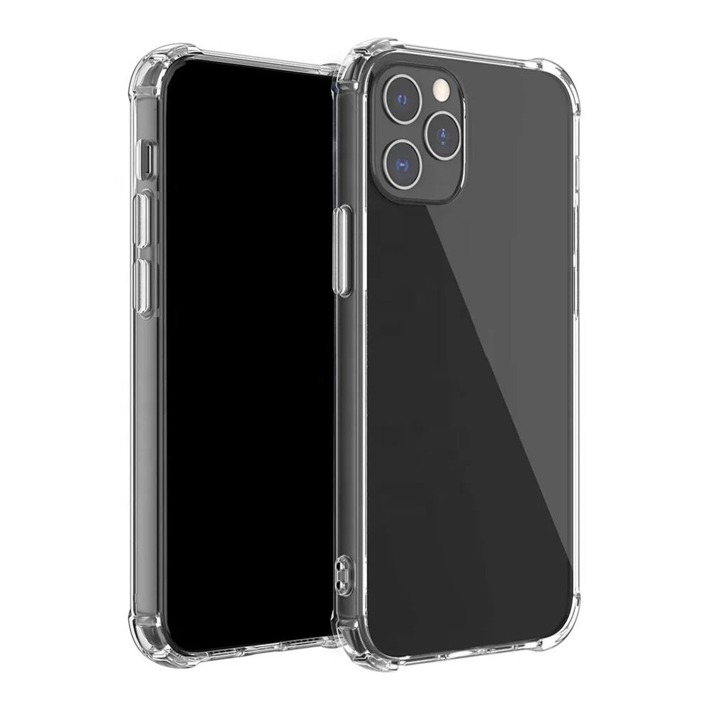 Противоударный чехол для телефона iPhone 13 12 11 8 7 6 Pro Max Xs X прозрачный из ТПУ оптовая