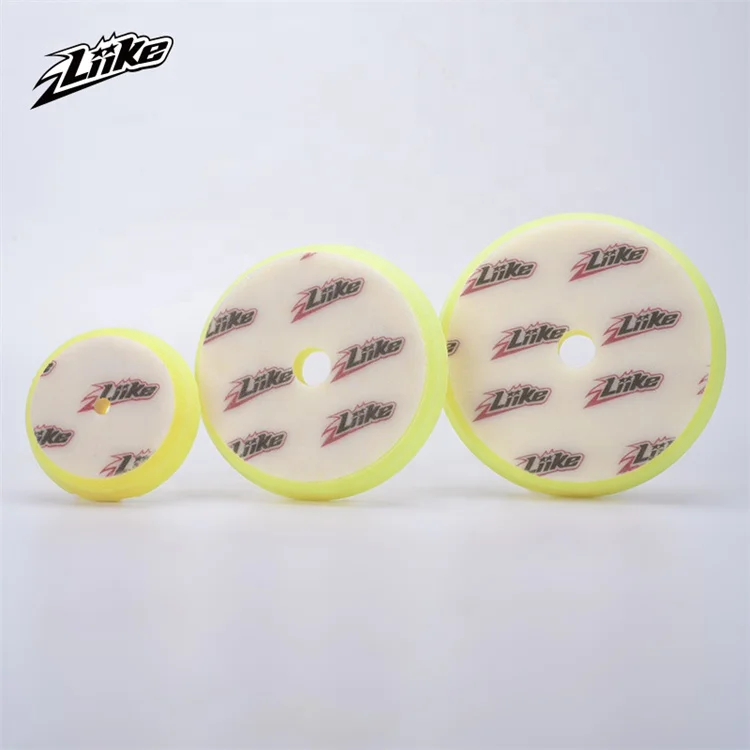 6 Inch Low Gravity Center Drop Shaped Car Care Polishing Germany Shonge Buffing Waxing Foam Pads Tool Cutting Finishing Pad
