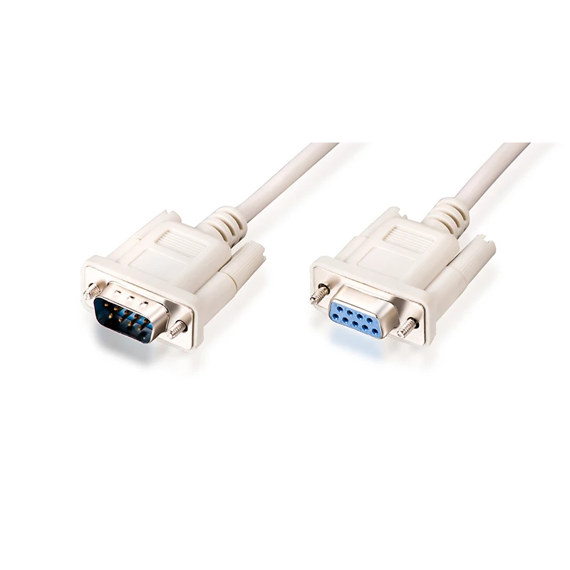 DB9 pin male to DB9 pin female vga to vga cable with audio vga male female extension serial port cable