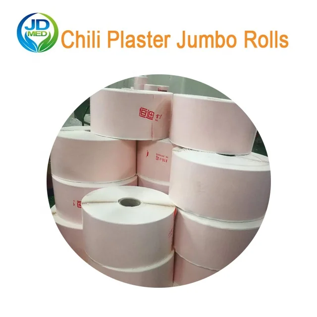 Jumbo Rolls for Wound Plaster bandage White cotton/Non Woven/PE/PVC material
