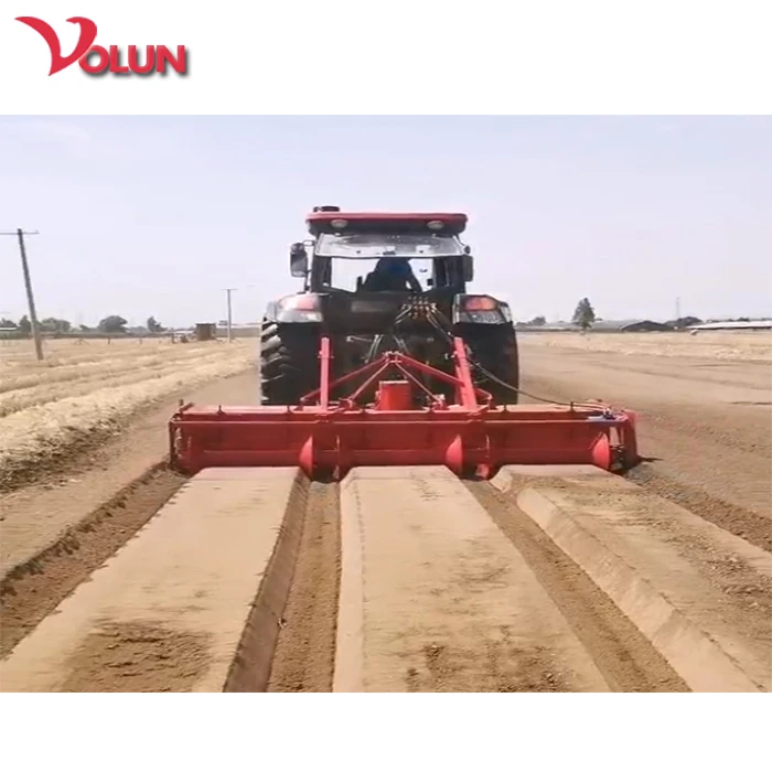 Agricultural machinery strawberry green onion ginger furrow ridge machine