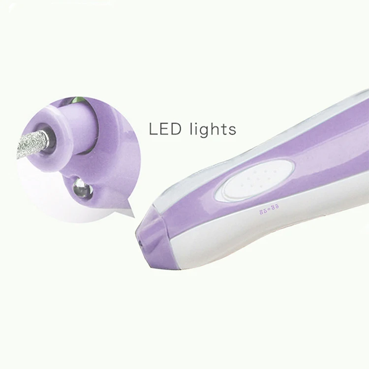 Высококачественный перезаряжаемый аппарат для ухода за ногтями автоматический Электрический детский триммер ногтей Набор маникюра и