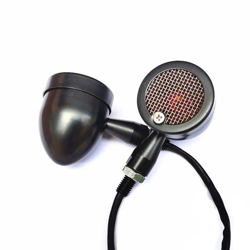 
Motorcycle Accessories 12v Custom Universal Retro Bullet Turn Signal Brake Light Indicator Lamp Scooter For Honda Yamaha Suzuki 