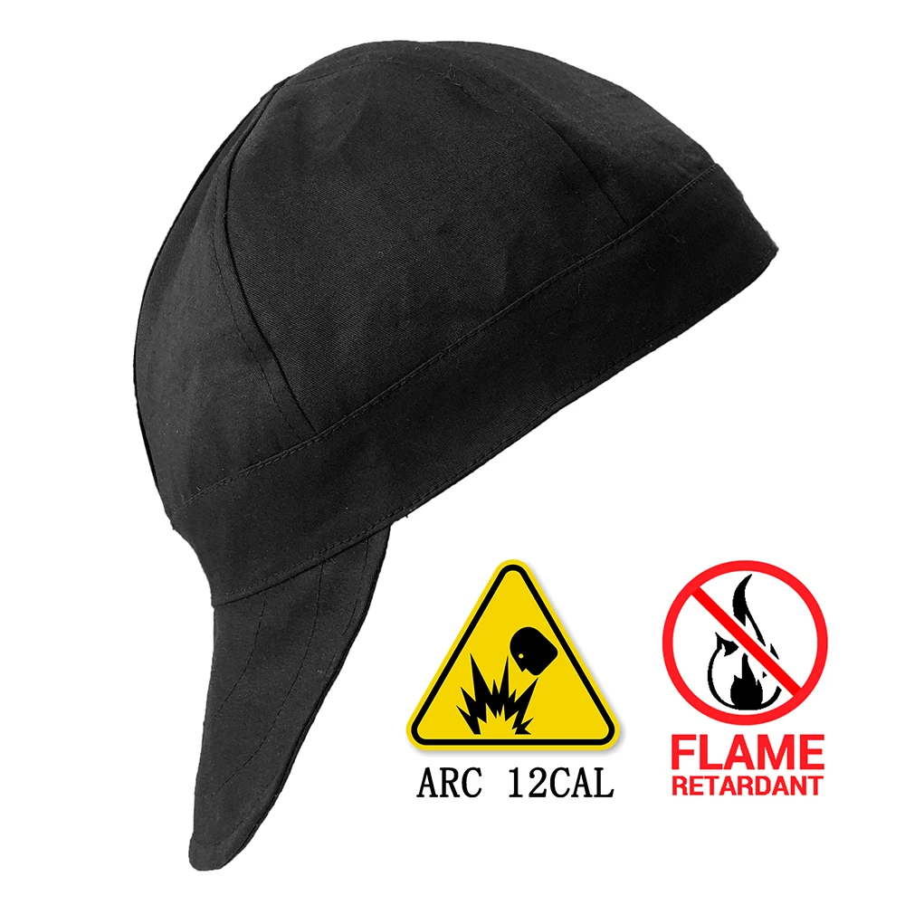 Custom Logo Fire Flame Retardant Reversible Welder Welding Cap Hat for Safety Hard Hat Liner Soldering Work