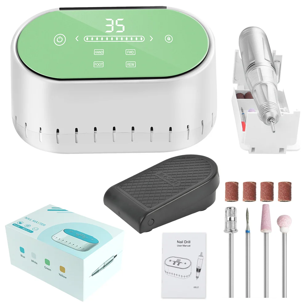 GP 35000RPM Electric Nail Drill 60W Nail Drill Machine Electric Nail Manicure Pedicure Machine