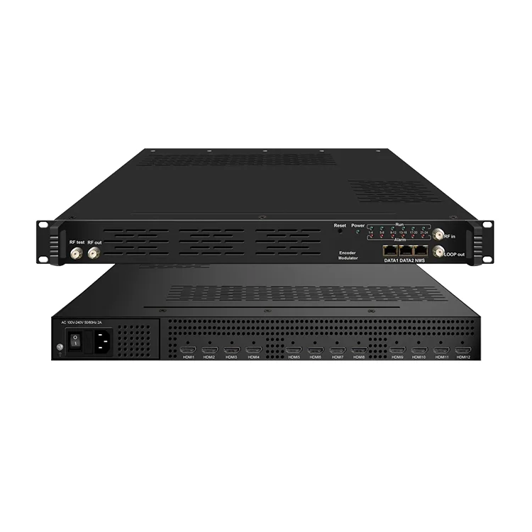 Catvscope High Definition Multimedia Interface HD Encoder-Modulator CSP-3542I 4/8/12 Input MPEG-4 AVC/H.264 Video Encoding