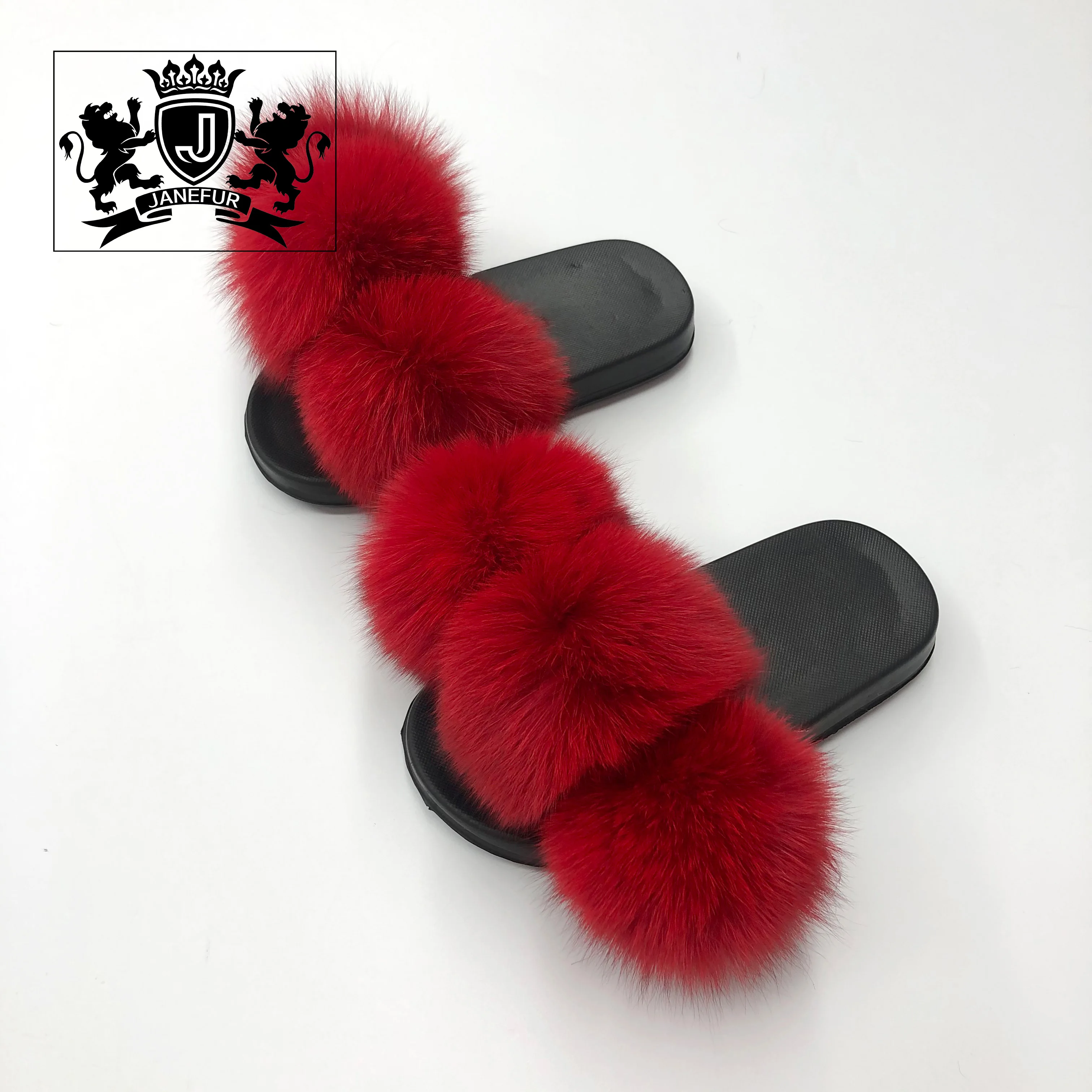 Dropshipping wholesale pvc sole Designer fur slides fur sandals kid infant children fur slippers kids