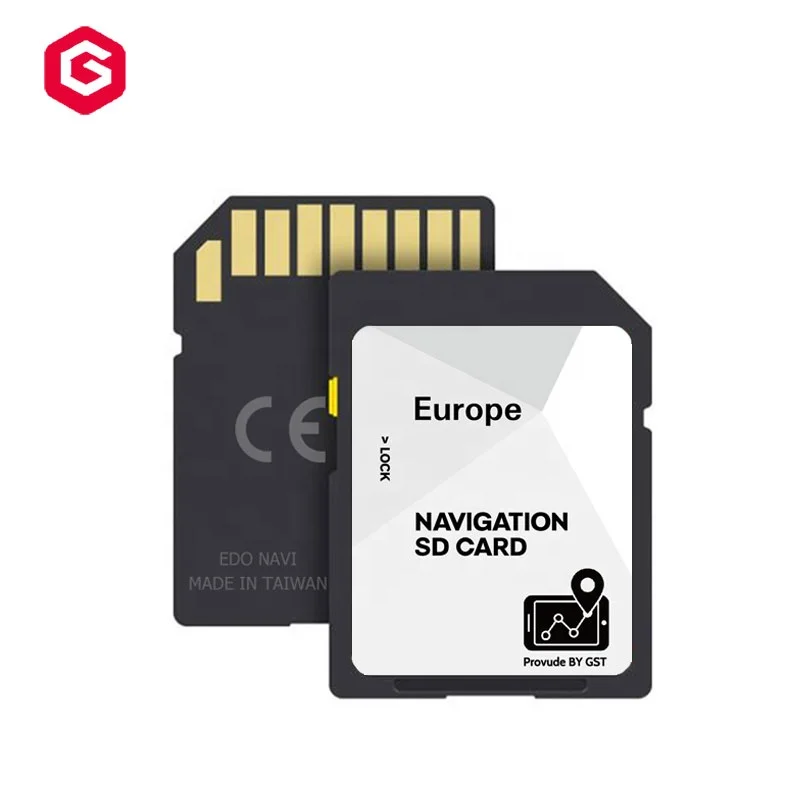 Реальная емкость CID SD-карта RNS 315 RNS 310 Западная Европа Восточная навигация с индивидуальным логотипом