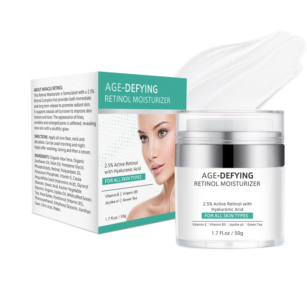 Антивозрастной увлажняющий крем ретинола с индивидуальной этикеткой