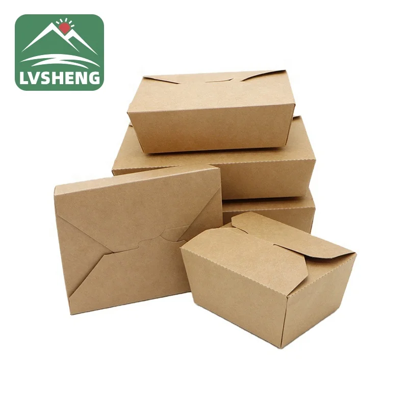 Disposable wholesale paper fast food low cost packaging