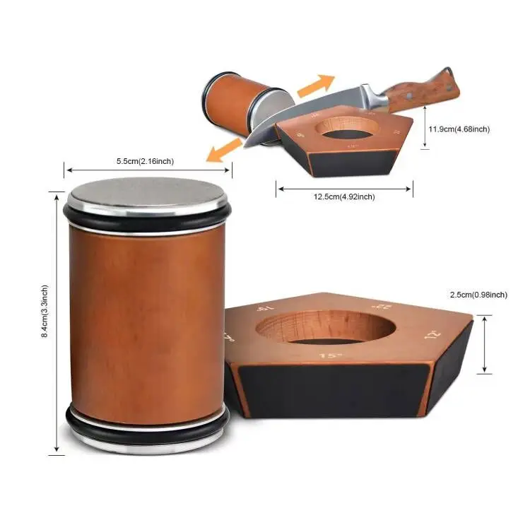 Multi-Angle Magnetic Diamond Rolling Knife Sharpener Knife Sharpener Kit Tumbler Knife Sharpener