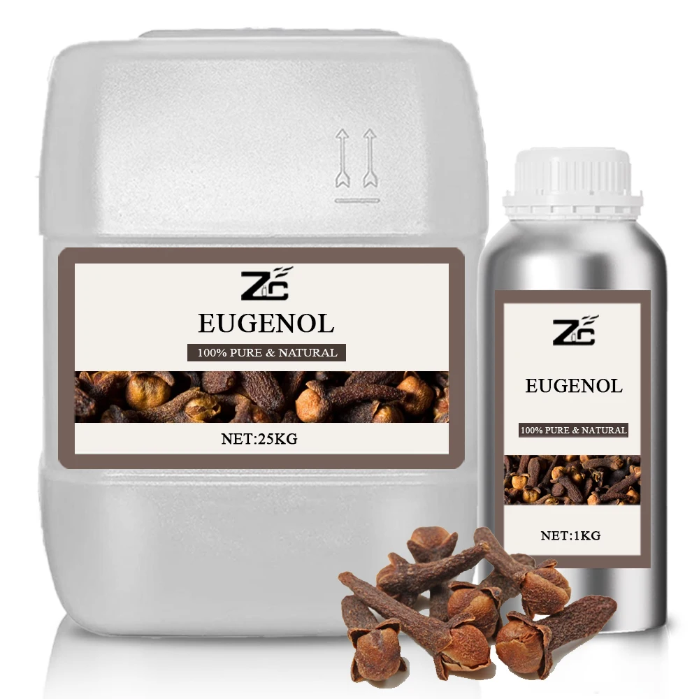 Manufacturer Wholesale Bulk Eugenol Oil High Quality Methyl Eugenol Clove Extract Oil For Toothpaste Food Health Skin Care
