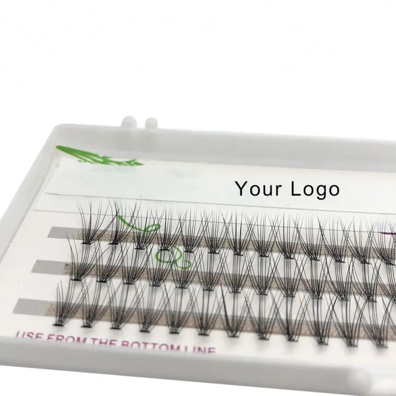 
Customized High Quality Individual Volume Eyelashes Wholesale 10d Russian Volume Lashes With Custom 