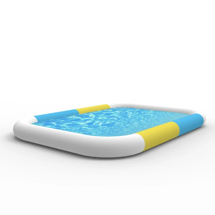 Backyard water pool DNL outdoor public playground commercial  inflatable kids toys water slide pool water boats playing pool