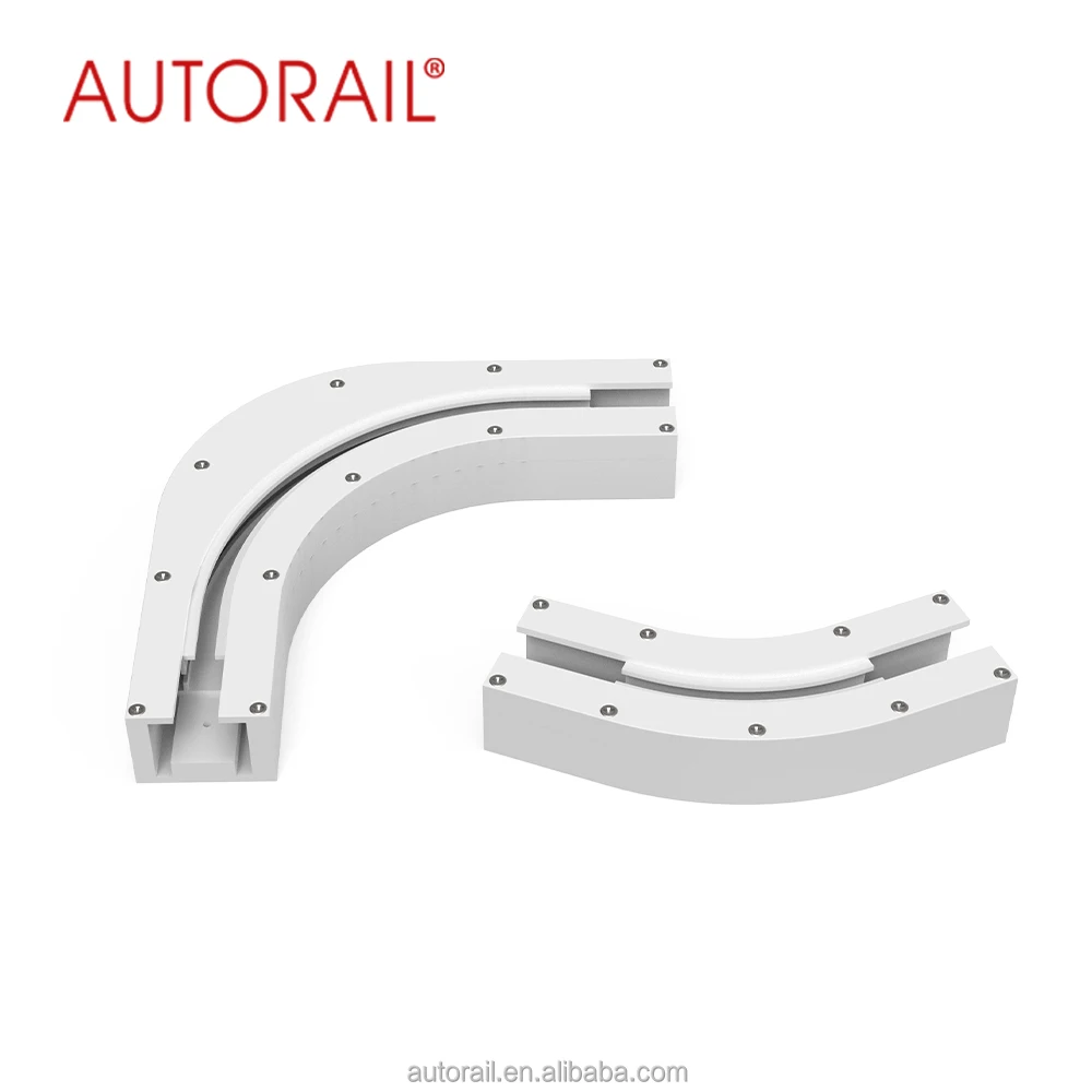 Electric Curtain Track Rail Joint Connector For Smart Curtain Track for U Type L Type Tracks