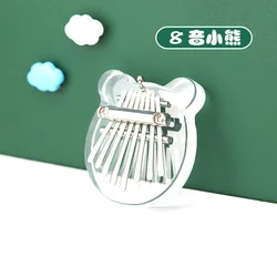 Cartoon Thumb Piano Kalimba Girl Birthday Gift Children Finger Piano Gift 2021 New Model
