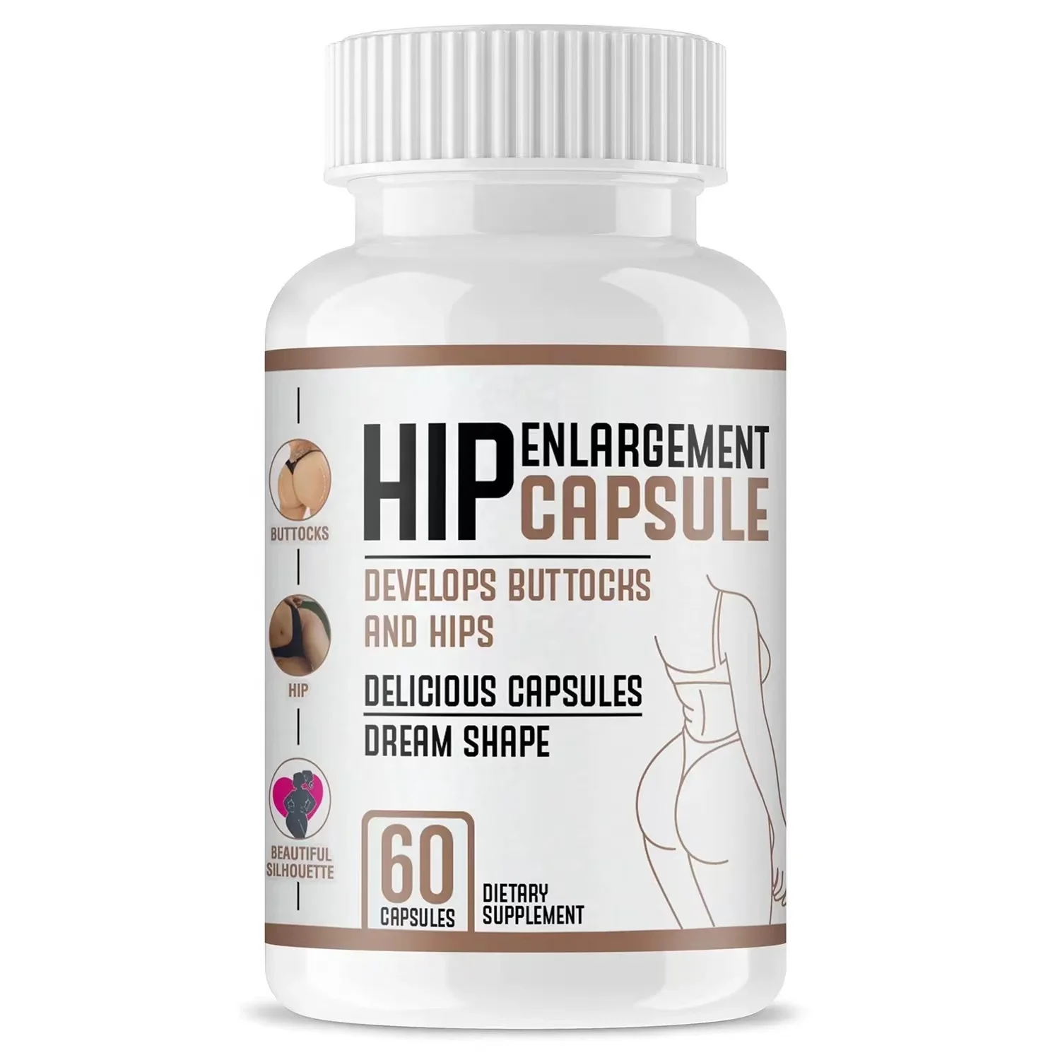 Delicious Dream Shape Breast Enlargement Formula Capsules Plant Extract HIP Enlargement for Butt Development