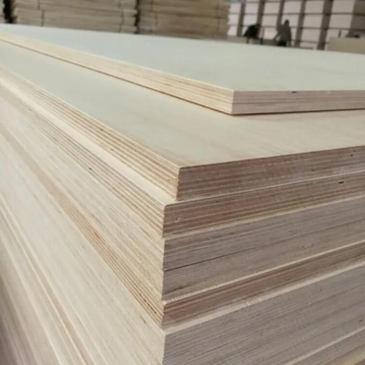 1220x2440x18mm Birch Plywood Laminated Plywood Melamine Plywood for Furniture
