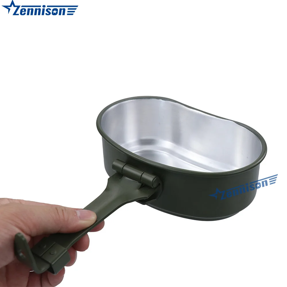 Zennison Hot Sale Aluminum Outdoor Hiking Kit German Type Mess Tin