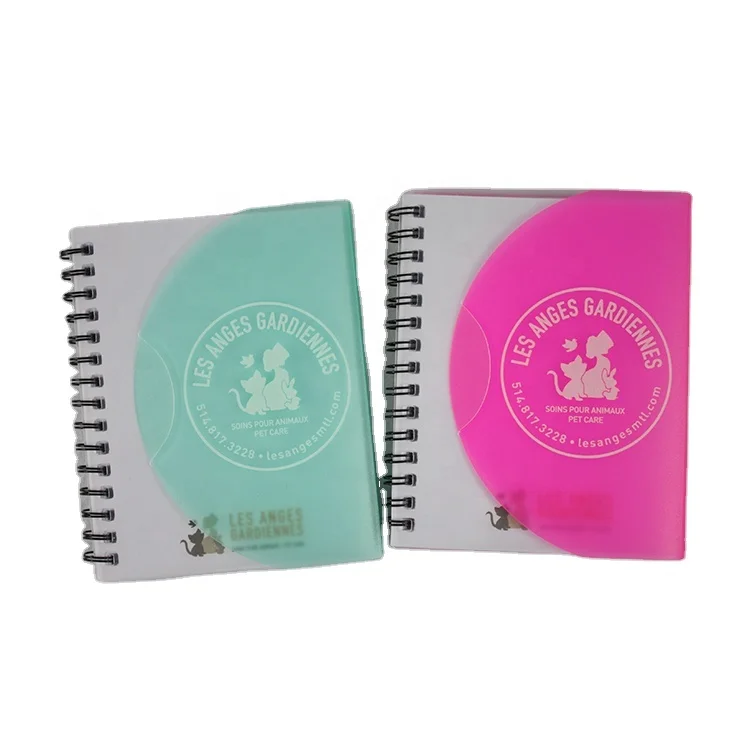 make your own personalized PP cover 3x5 small spiral smart pocket notepad with pen