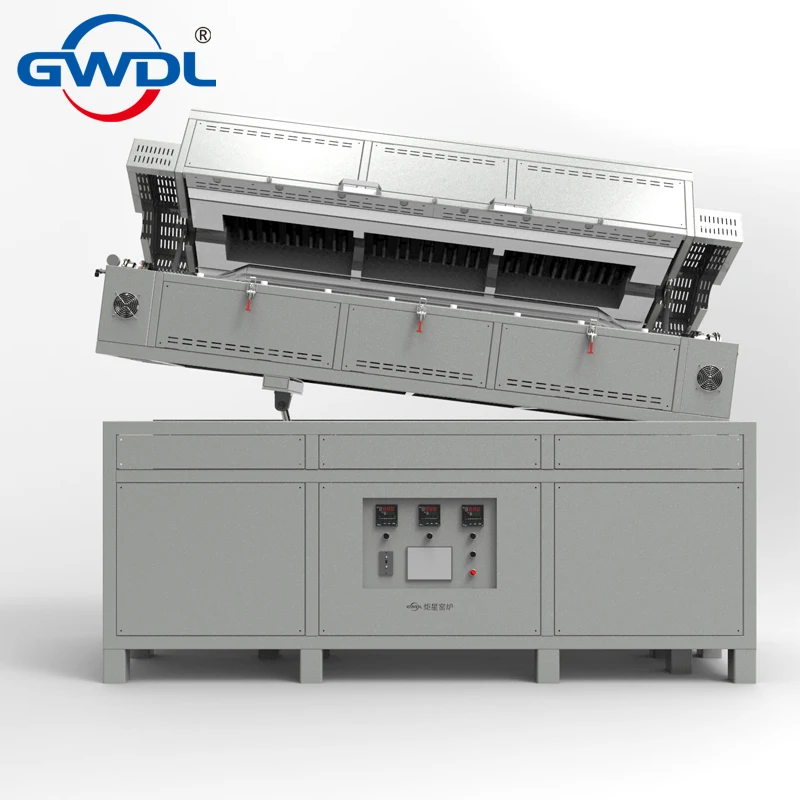 1200℃ Multiple temperature zones tube furnace