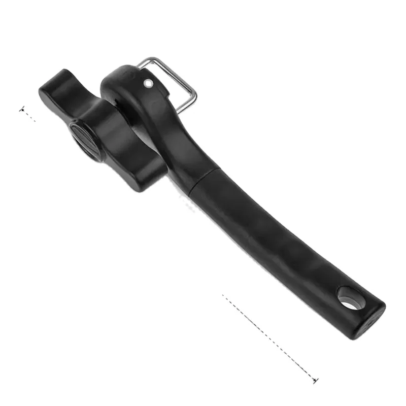 New Black Cans Opener Kitchen Tool Safety Hand-actuated Professional Side Cut Easy Grip 1pc Manual Opener Knife ForCans Lid