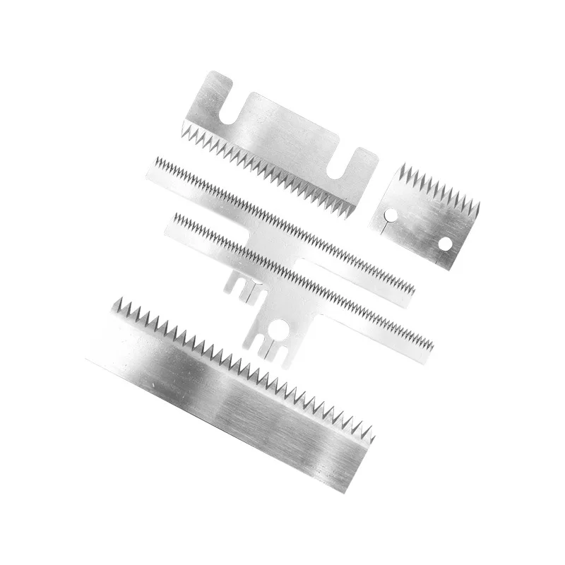 Sealing Machine Tooth Knife Tape Plastic Film Sealing Cutting Blade Packaging Sealing Serrated T-blade