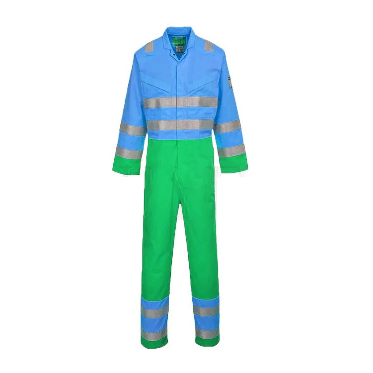 100% Cotton hi-vis workwear FR Fire Proof Safety orange malaysia coveralls uniforms workwear