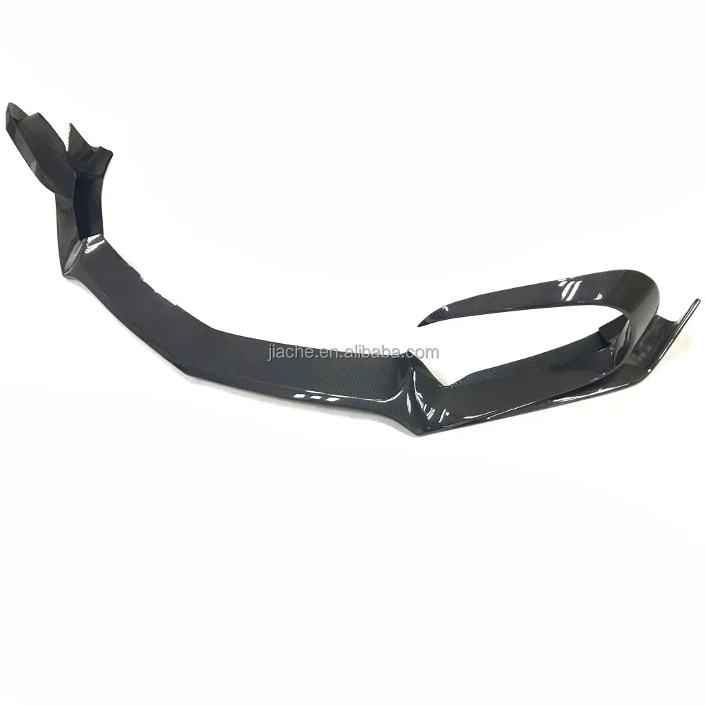 Carbon Fiber Front Lip Spoiler Splitters Flaps For Mercedes Benz AMG GT AMG GTS AMG GTR Coupe Head Bumper Chin