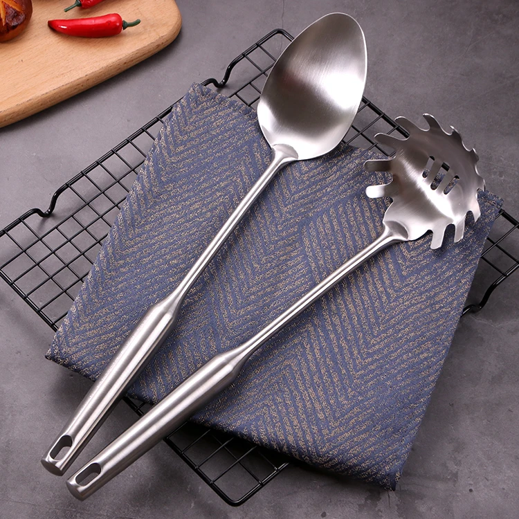 China Kitchen Accessories 9 Piece Turner Pancake Flipper Spatula Stainless Steel Cooking Utensils Set For Kitchen Cookware Tools