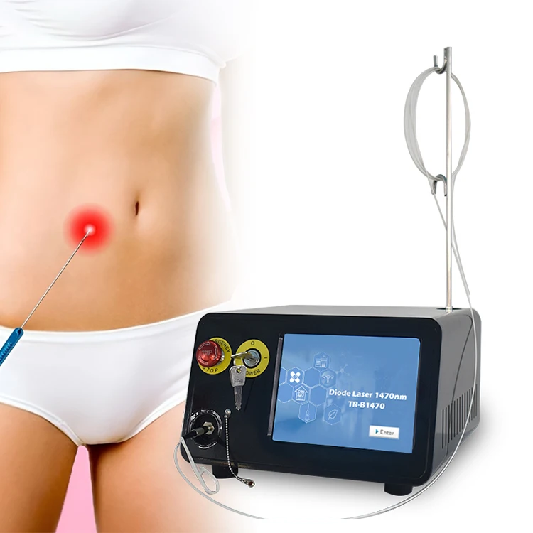 Endolaser 1470nm Face Lifting Skin Rejuvenation Fiberlift Laser Liposuction Machine