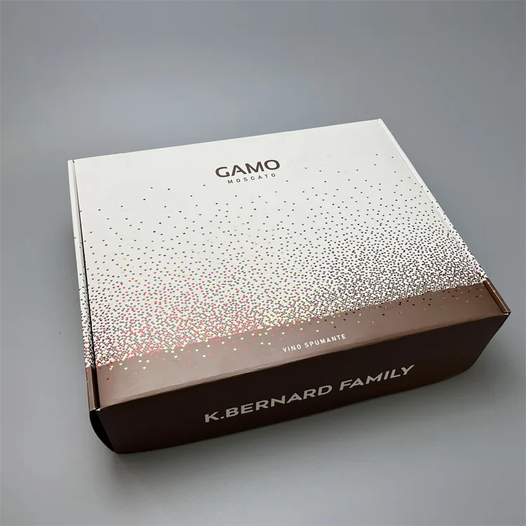 Manufacturer Large Color Hot Stamping Cardboard Paper Mailing Apparel Box Custom Logo Printed Corrugated Shipping Packaging Box