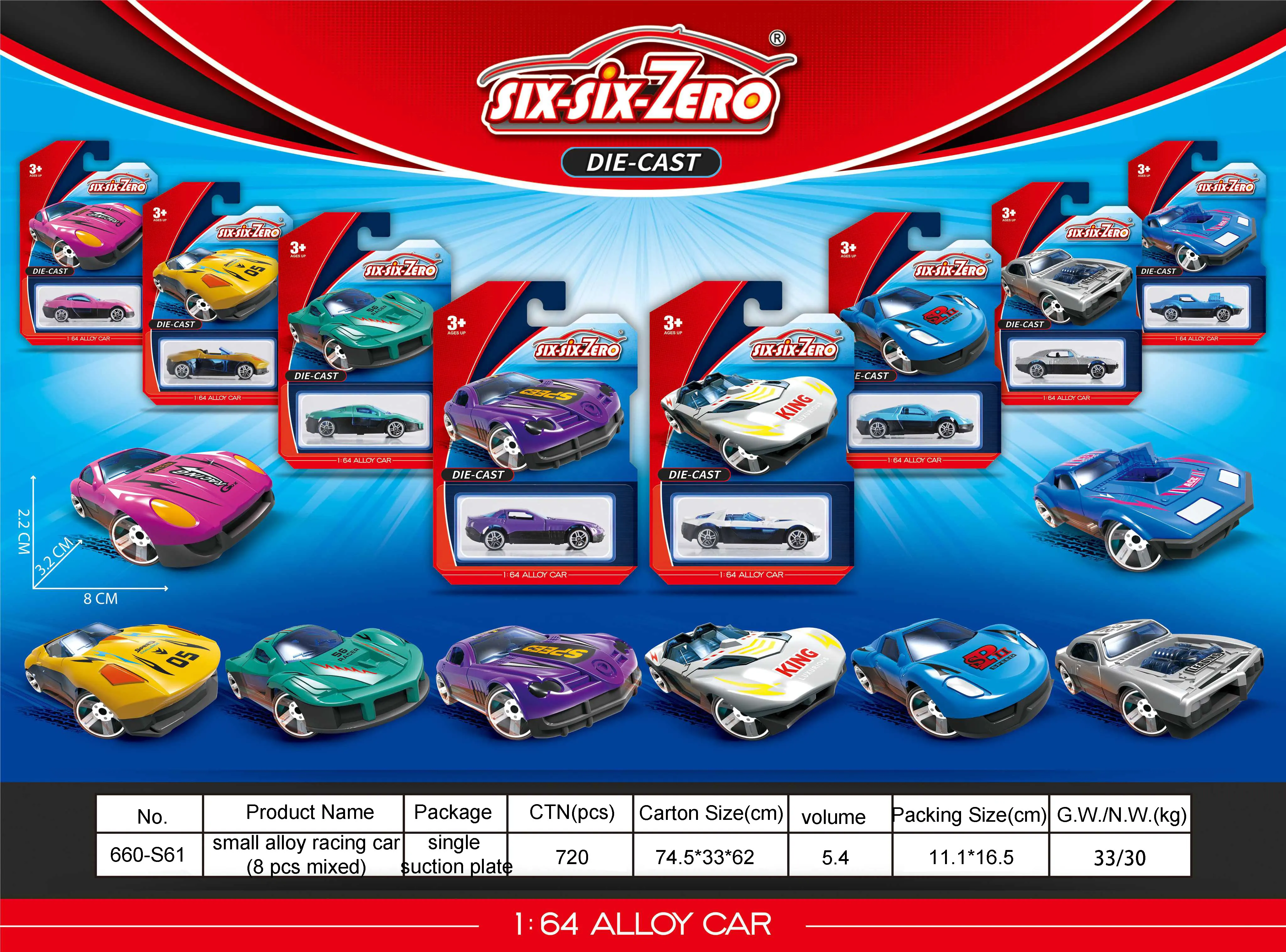 Newest style kids 1:64 alloy sports car small scale metal diecast model car toys