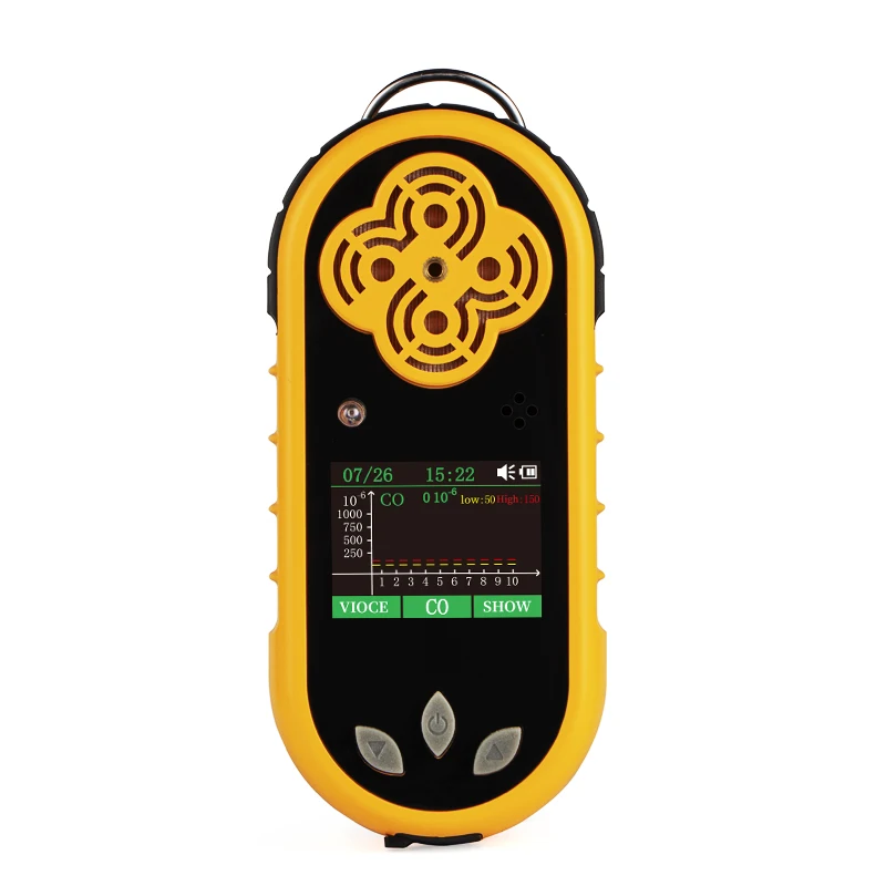 Bosean industrial CO2 CO H2 H2S SO2 portable multi 5 gas detector