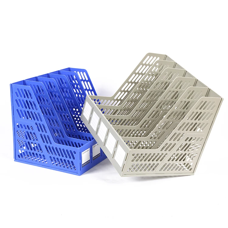 
Wholesale Supply Stackable Sustainable Office School Supplies Plastic Desktop File Organizer 