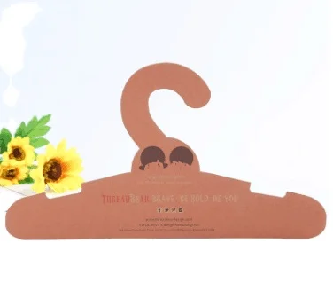 Recycled Biodegradable Cardboard Paper Clothes Hanger Custom Printed Red Carton Customized Jewelry & Watch & Eyewear * Fs Accept