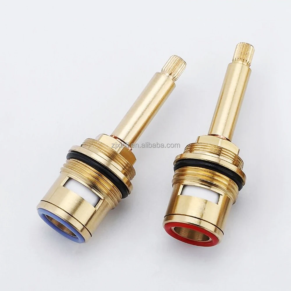 X3121 Brass Material Fast Open Double Thread Of Faucet Cartridge