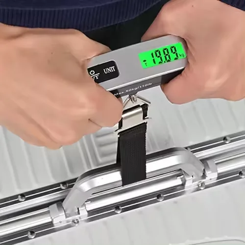 T Square Series ABS Plastic Electronic Portable 50kg LCD Screen 50kg Luggage scale with Belt for Suitcase