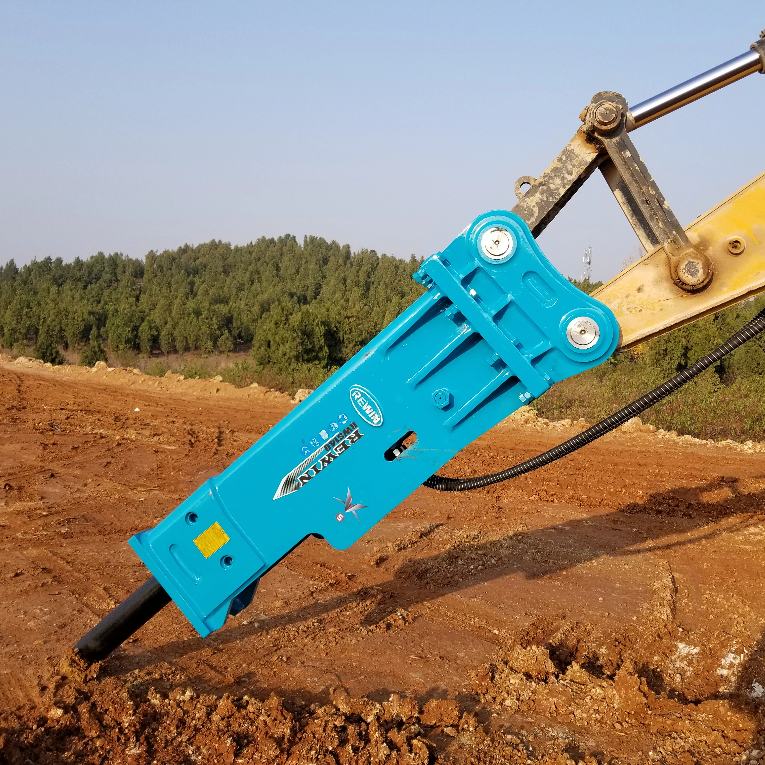 SB Series Hydraulic Breaker Working Tools Chisel Moil Point Rod