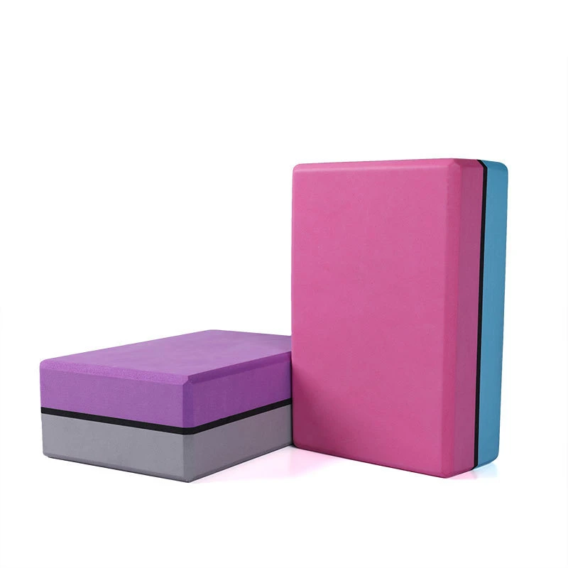 Low MOQ High Quality EVA Foam Non-Slip Pilates Brick Thicken Exercise Yoga Block