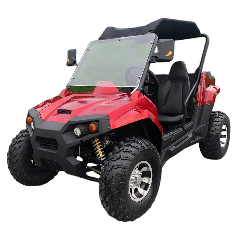 Оптовая продажа дешевые бензиновый 4-тактный 200CC 4 Wheeler 2 местный мотовездеходы и квадроциклов взрослая Автоматическая самосвал прицеп с маркировкой CE UTV