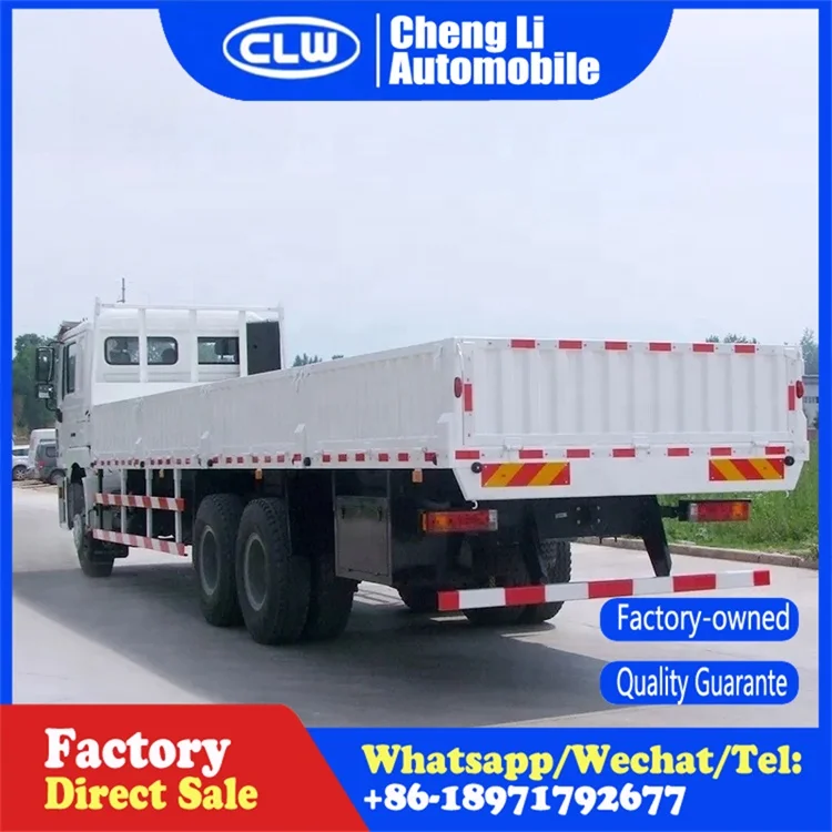 Factory Price Cargo Van Trucks 6x4 Shacman Fence Box Transport Truck