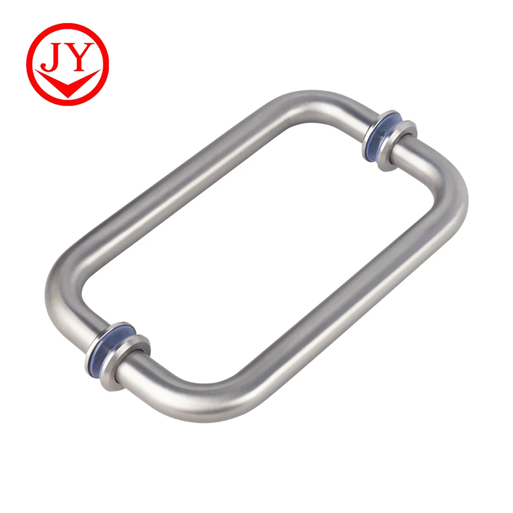 jiangyi wrought iron auto shower glass door handle with high quality
