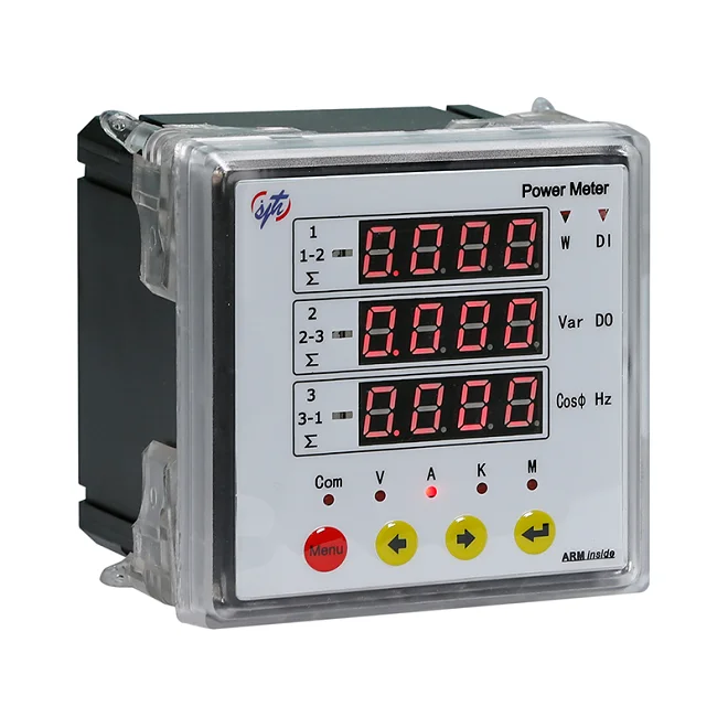 Factory Supply Good Safety Performance Three-Phase Watt-Hour Meter Led Panel Power Monitor