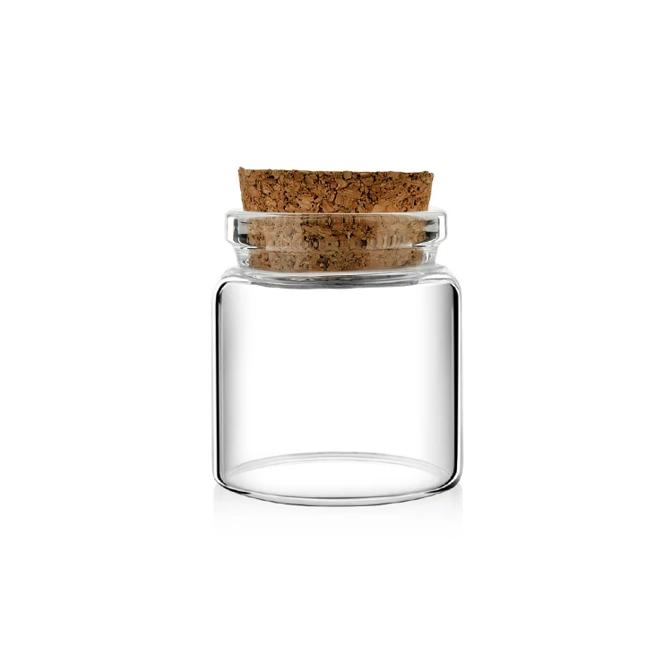 150mlsmall Test Tube with Cork Stopper Bottles Spice Container Jars Vials